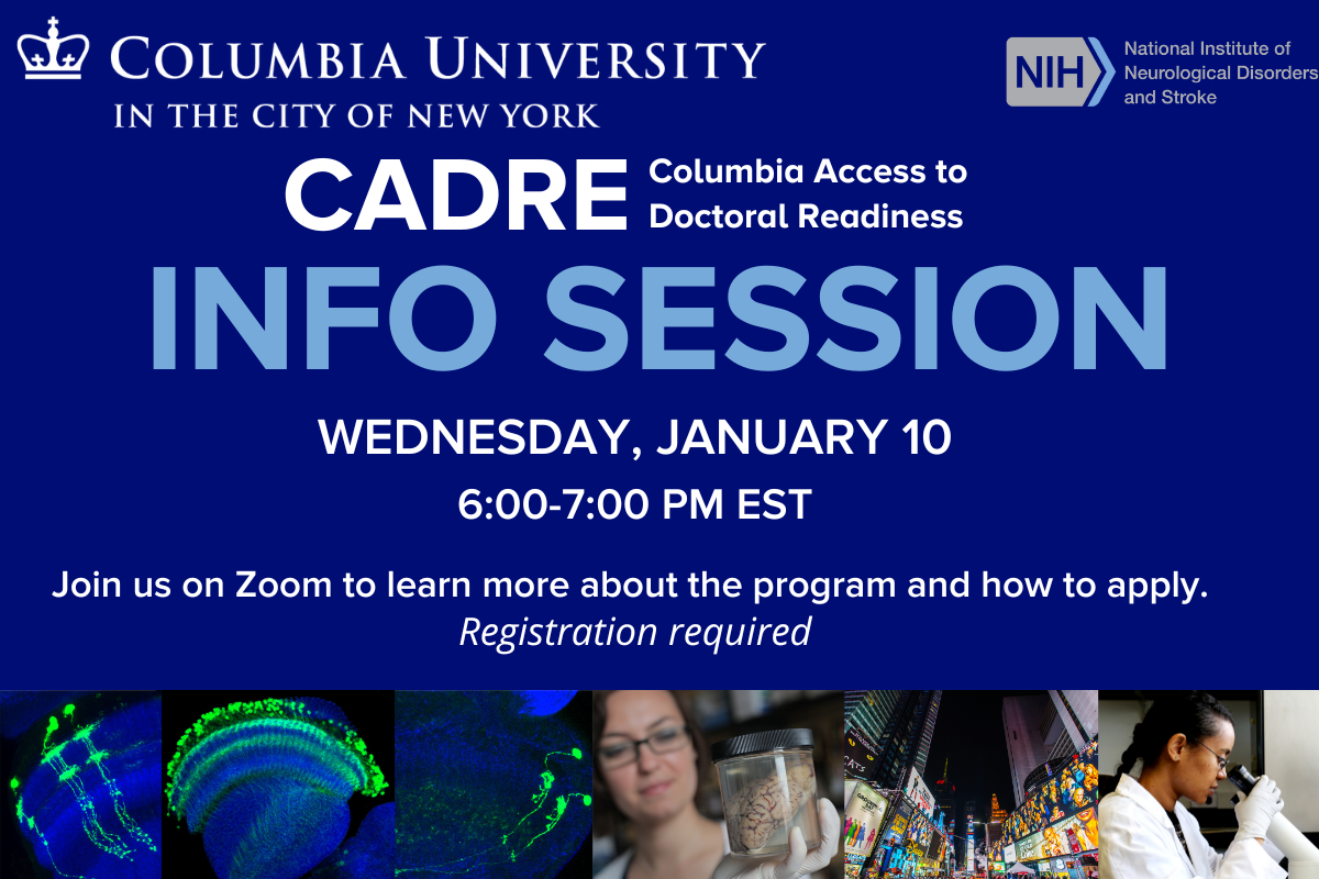 CADRE Info Session on January 10, 2024