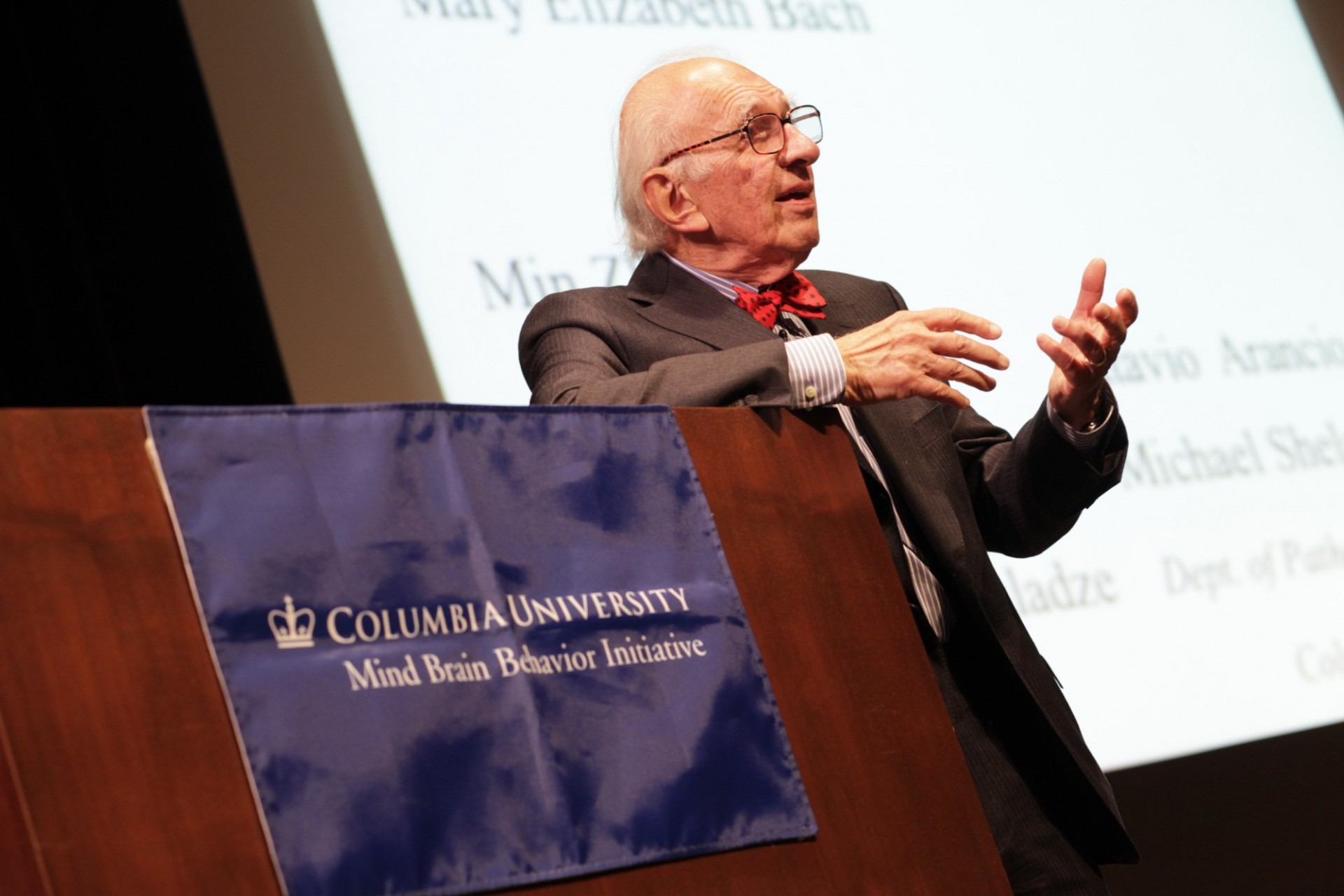 Eric Kandel at the Mind Brain Behavior Initiative (2012) Picture of Dr. Eric Kandel